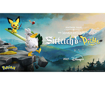 เตรียมพบการผจญภัยครั้งใหม่ในซีรีส์สต็อปโมชัน ‘Pokémon Tales: The Misadventures of Sirfetch’d & Pichu’ บน Disney XD และ Disney+ ในปี 2027